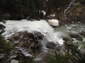 Waterfalls at Canadian Country Cabins