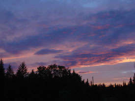 Sunsets at Canadian Country Cabins
