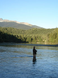 fishing at Canadian Country Cabins