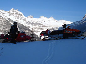 Snow Machines at Canadian Country Cabins