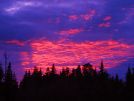 Sunsets at Canadian Country Cabins